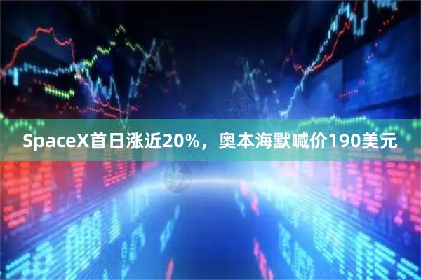 SpaceX首日涨近20%，奥本海默喊价190美元